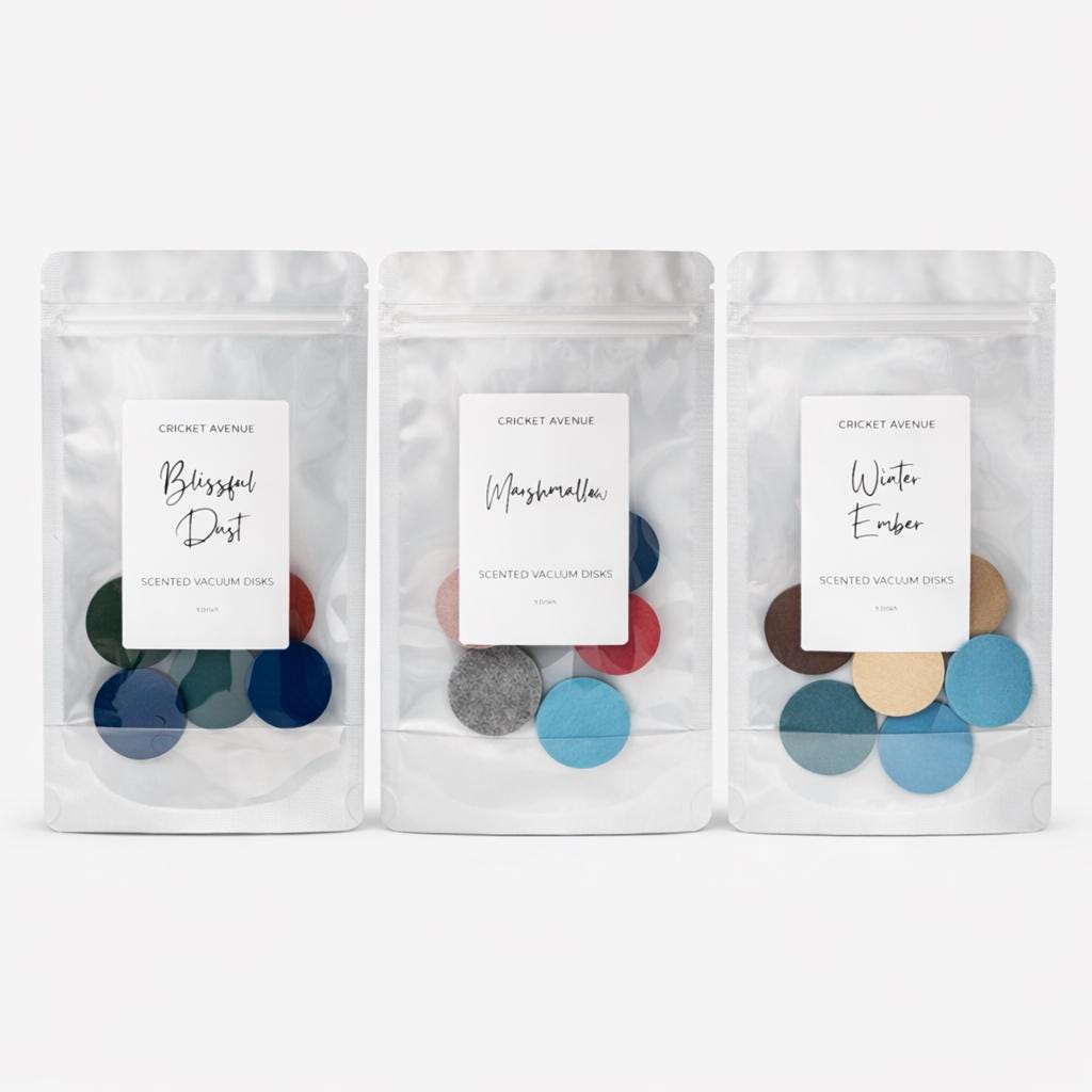 Scented Vacuum Discs - Pet Odor Eliminator, Freshen While You Clean - 5 Pack Viral Scents